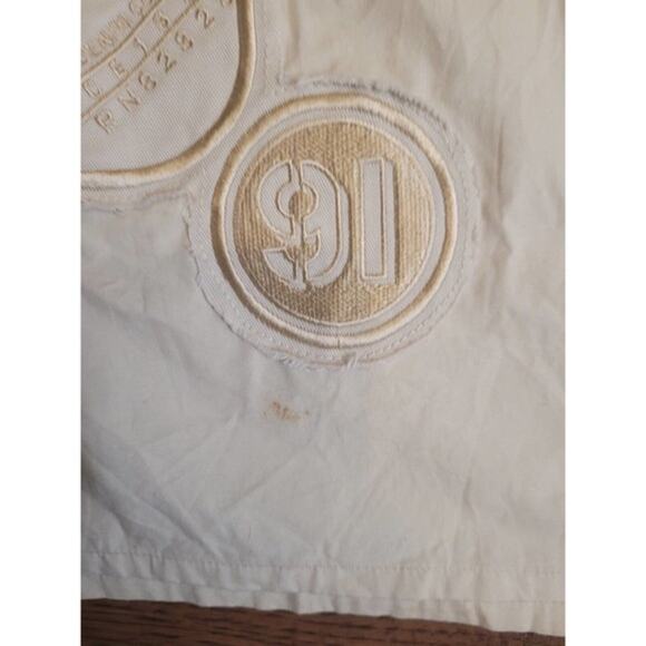 Southpole Shirt Mens XL Extra Large Ivory Button Up Short Sleeve Hip Hop Casual - Picture 6 of 16